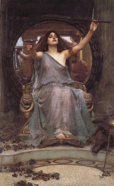 John William Waterhouse Circe Offering the  Cup to Odysseus Norge oil painting art